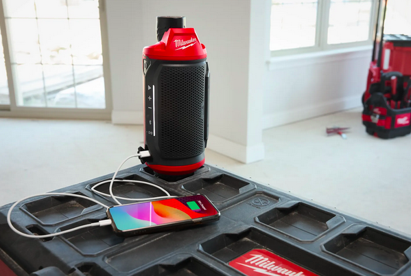 Milwaukee M12 Bluetooth Jobsite Speaker with PACKOUT Compatibility