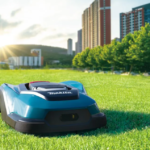 Makita Robotic Lawn Mower in action