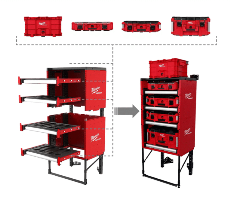 Milwaukee Packout Rack System - Royal Blue Tools